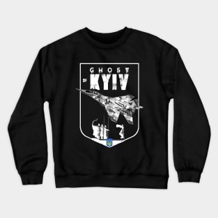 Ghost Of Kyiv Ukrainian MIG-29 Fighterjet Crewneck Sweatshirt